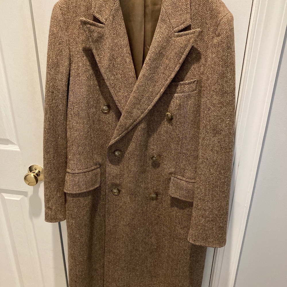 Paul Stewart Vintage Men's Full Length Double Breasted Coat